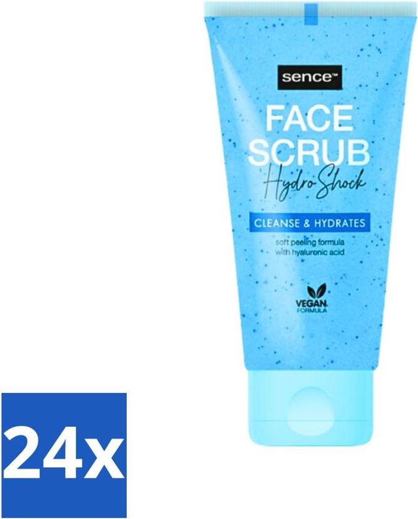 Sence - Alle Hauttypen - Gesichtspeeling - Peeling - 150 ml - Vorteilspack - 24 Stücke