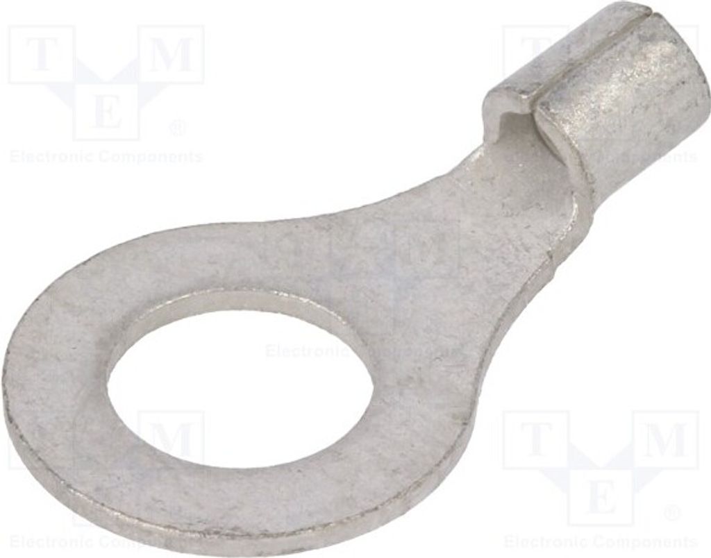 5x Ringkabelschuh verzinnt 1÷2,5mm2 M6 unisoliert Kupfer 19323-0010 isoliert(nein