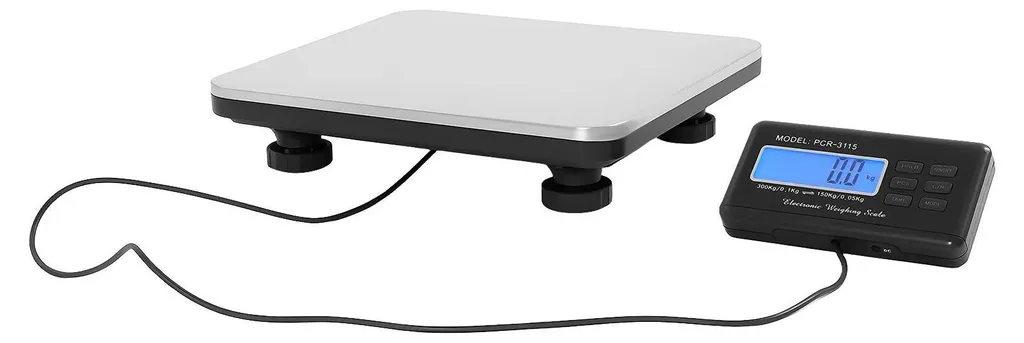 Balance pour peser les animaux et colis 300 kg plateau inox stable