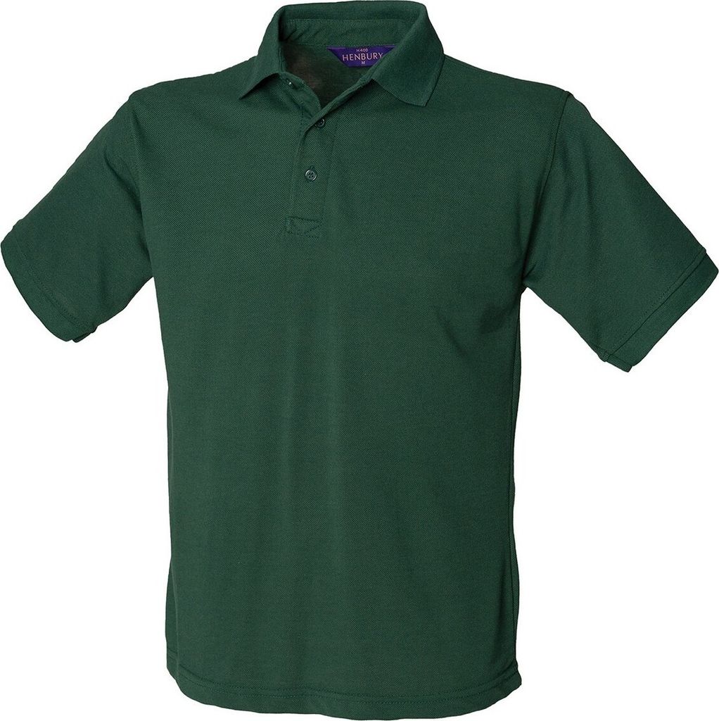 Henbury - Poloshirt Schwere Qualität für Herren PC6086 (XXL) (Flaschengrün)