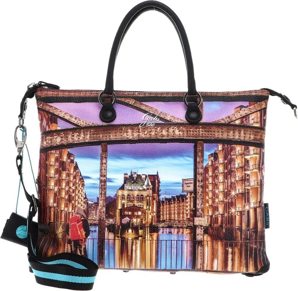 Sac Gabs G3 Plus Holiday Doré - Cuir Souple et Design Italien Modulable