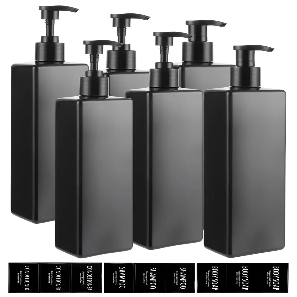 Dites Adieu au Désordre avec ce Lot de 6 Distributeurs de Savon 500ml