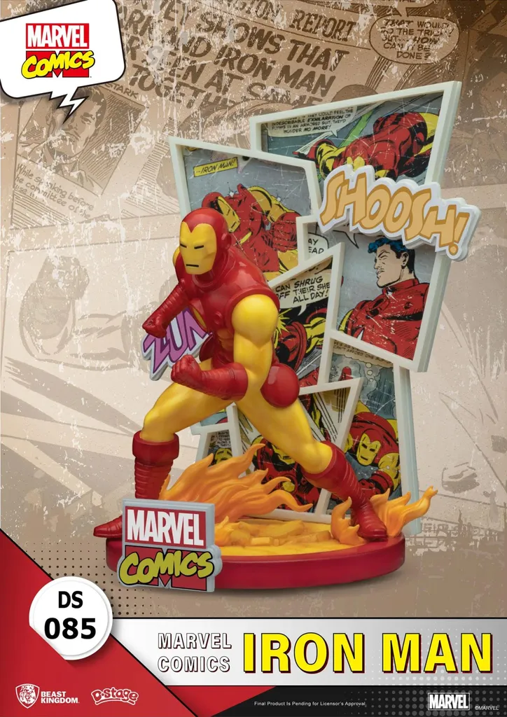 Figurka Marvel Comics D-Stage Iron Man - Statue de Collection Beast Kingdom