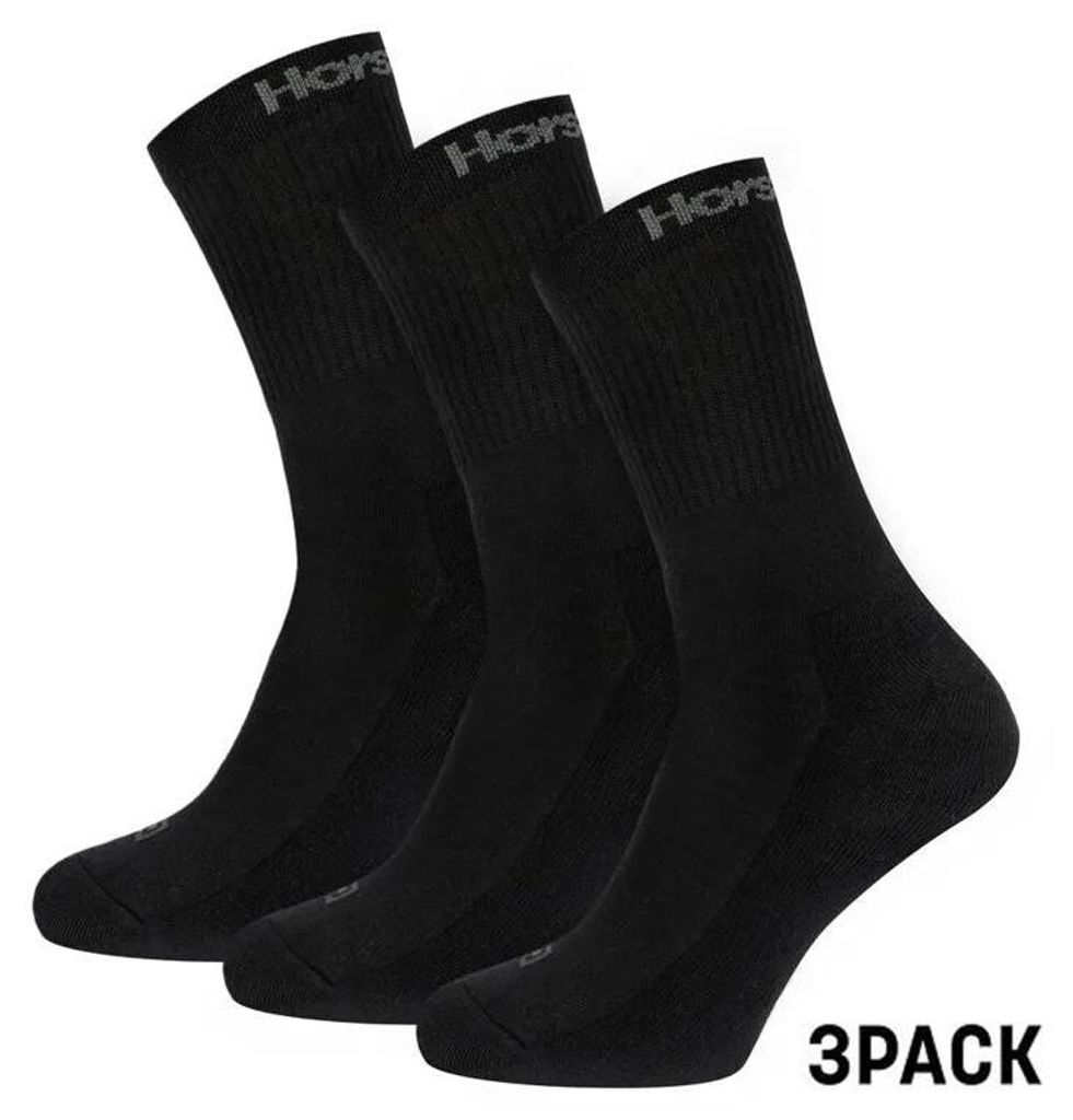 Horsefeathers Delete 3er-Pack Socken (schwarz)