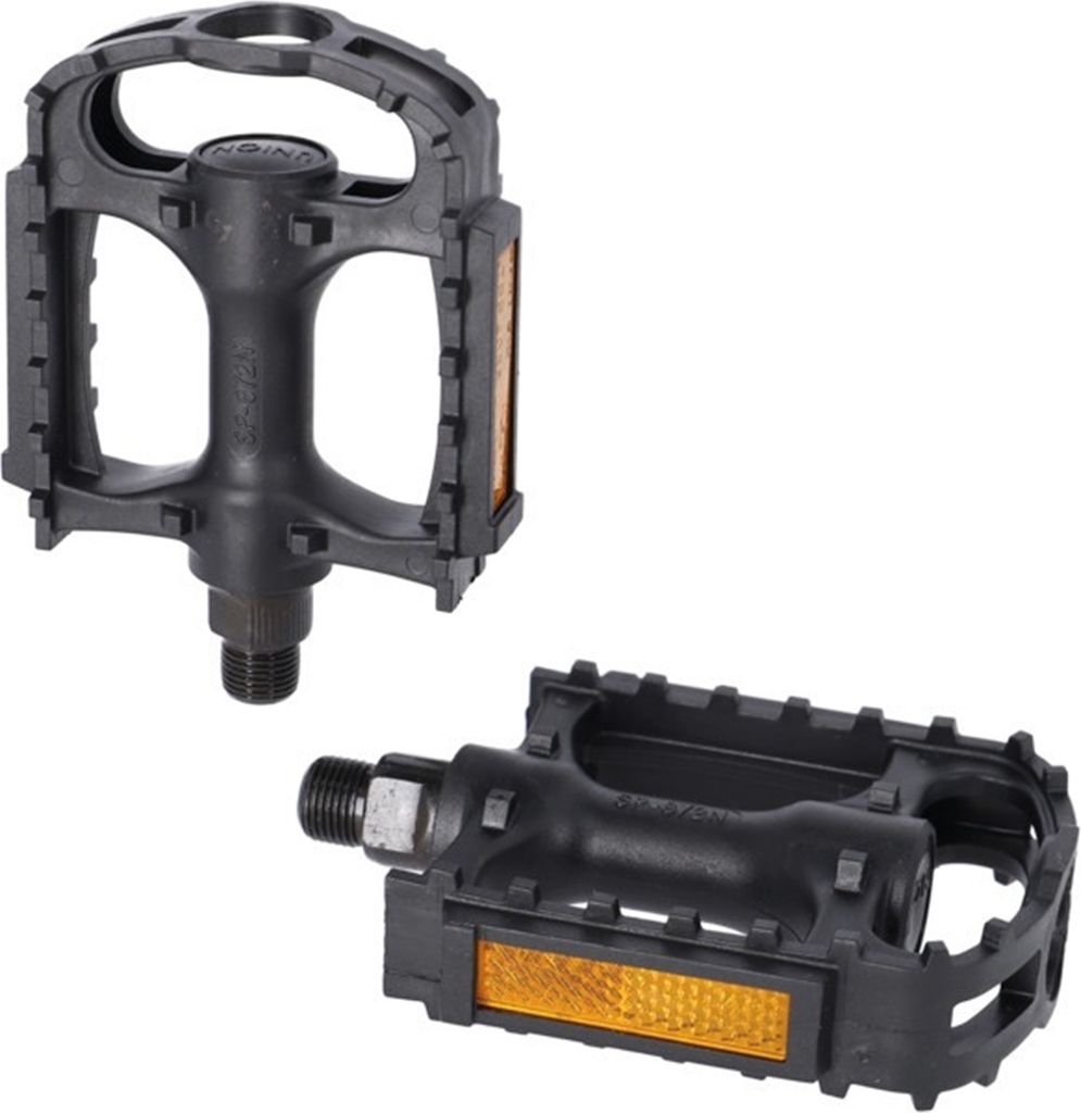 XLC Sport Pedal Gummikralle, 9/16' Reflektor, schwarz (1 Paar)
