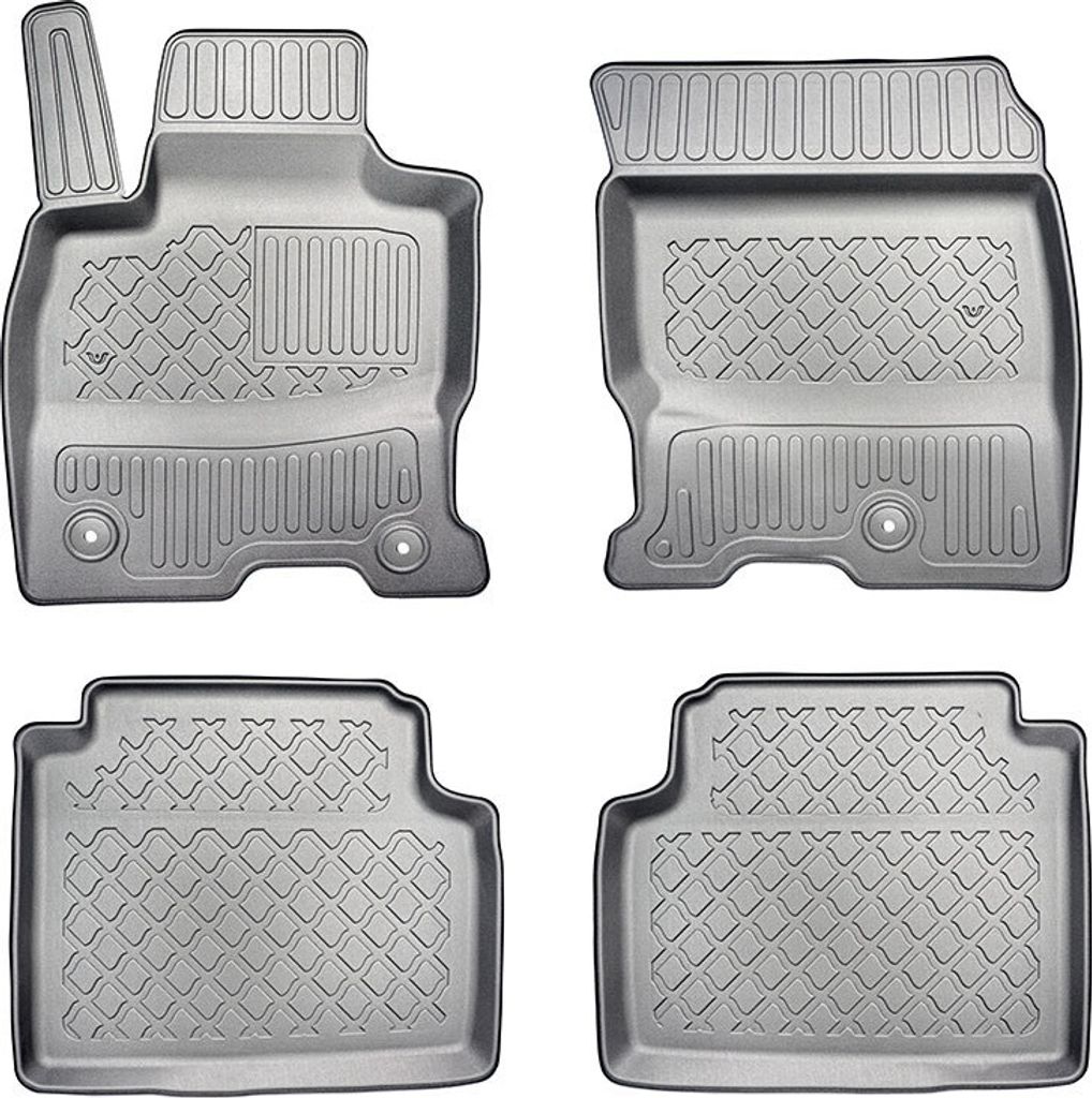 Z450881 TPE-Gummifußmatten kompatibel mit Ford Kuga III Plug-in Hybrid SUV/5 04.2020-
