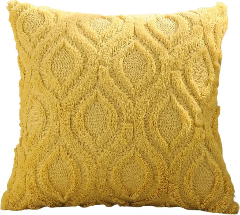 Kissenbezug, unsichtbarer Reißverschluss, leicht zu ersetzen, weiche Textur, Plüsch, angenehme Haptik, reißfest, nordischer Stil, Sofa-Kissenbez...