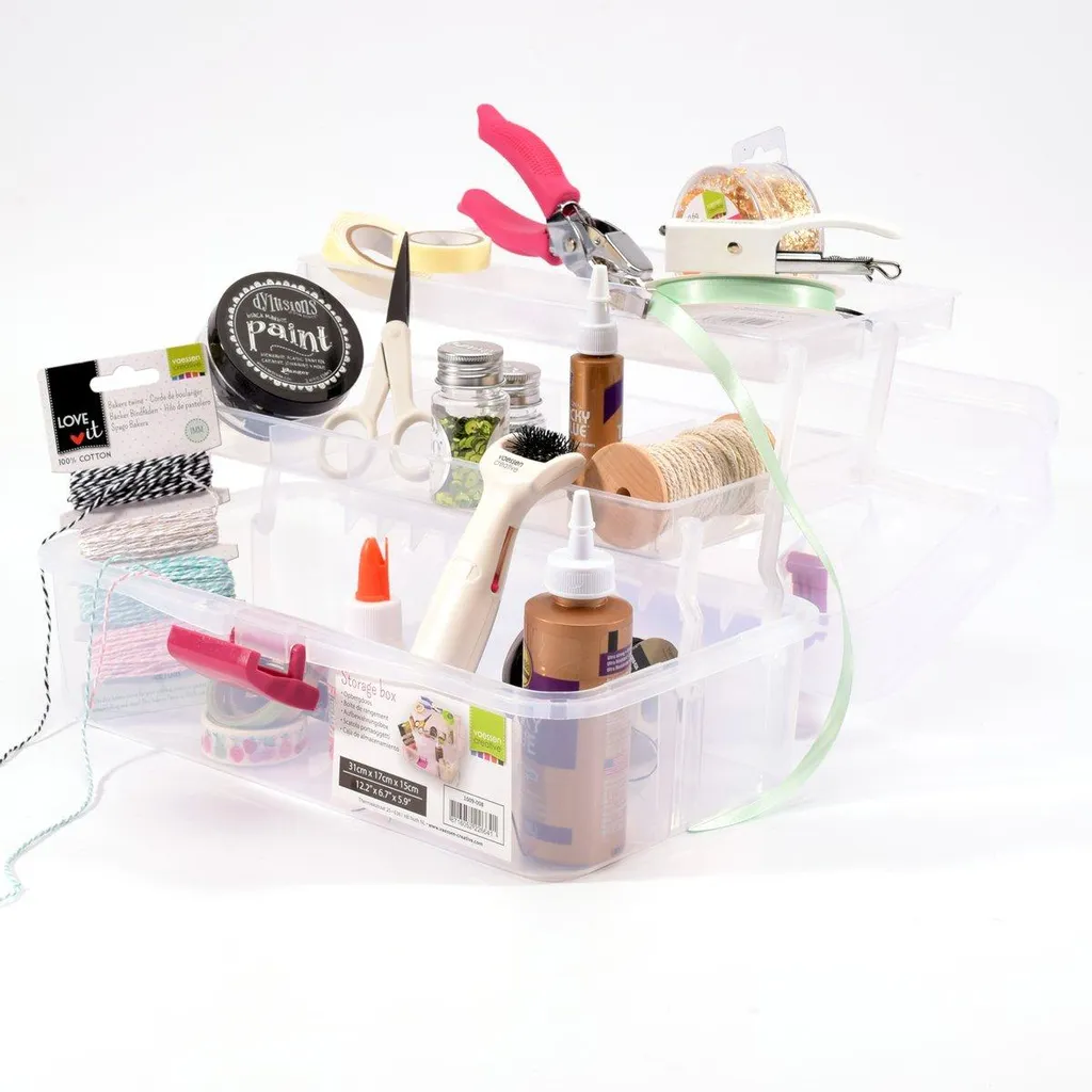 Boîte de rangement multi-compartiments robuste pour trier vos fournitures