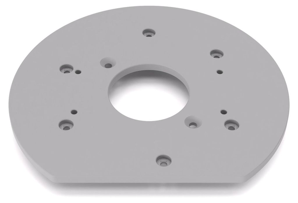 PRIWAS plaque de base compatible avec Bosch GOF 20-12 | Image du produit 