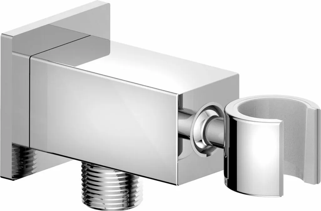 Gomito Doccia Sapho SG363 Cromo: Supporto Doccetta Robusto e Duraturo