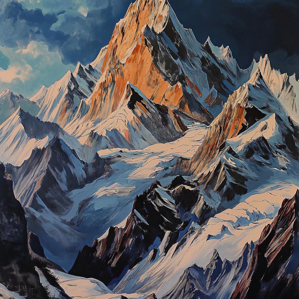 Plakat 60x60cm Majestät der Momente