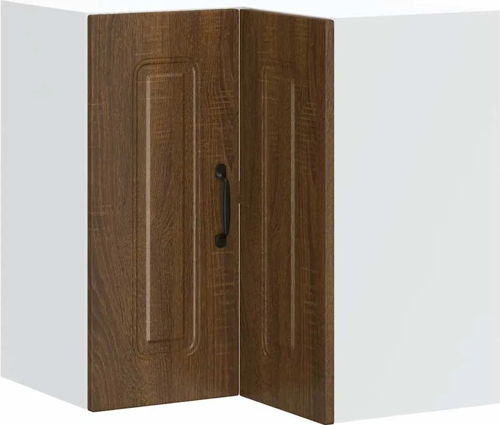 Pensile Angolare Cucina Kalmar Rovere Marrone | vidaXL Mobile a Parete