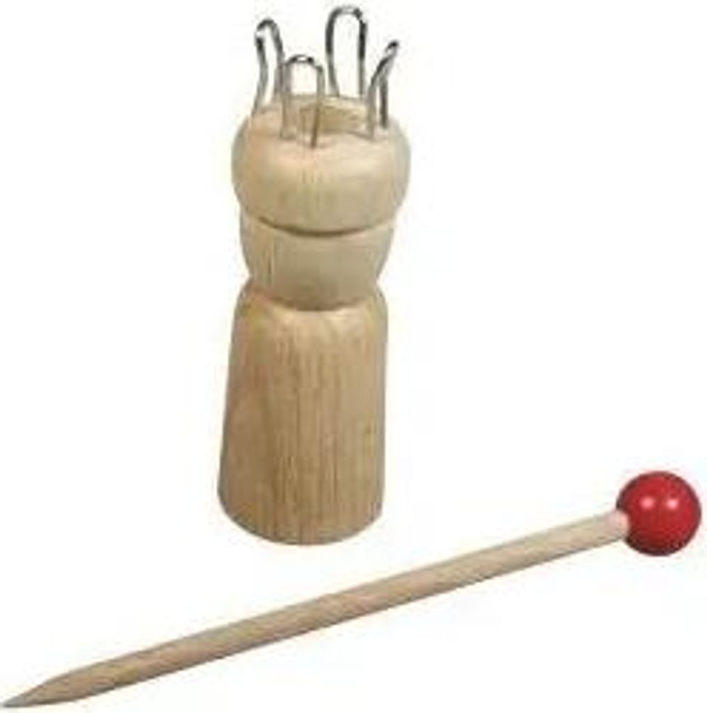 Rayher Hobby GmbH Strickliesel m.Nadel, 2,4cm, 7,5cm, 4 Ösen,-Loch:1cm, SB-Btl 1Set Sonstige