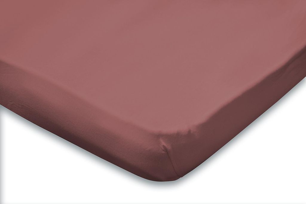 Eleganzzz Topper-Spannbetttuch Jersey Stretch – Rose – 160x210/220 - 180x200 – weich & dehnbar