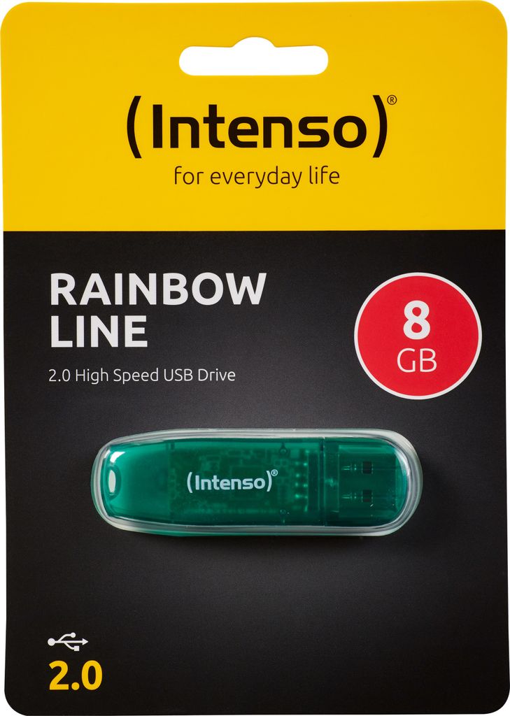 Intenso USB-Stick 8GB 2.0 Rainbow line retail Obrázok produktu 