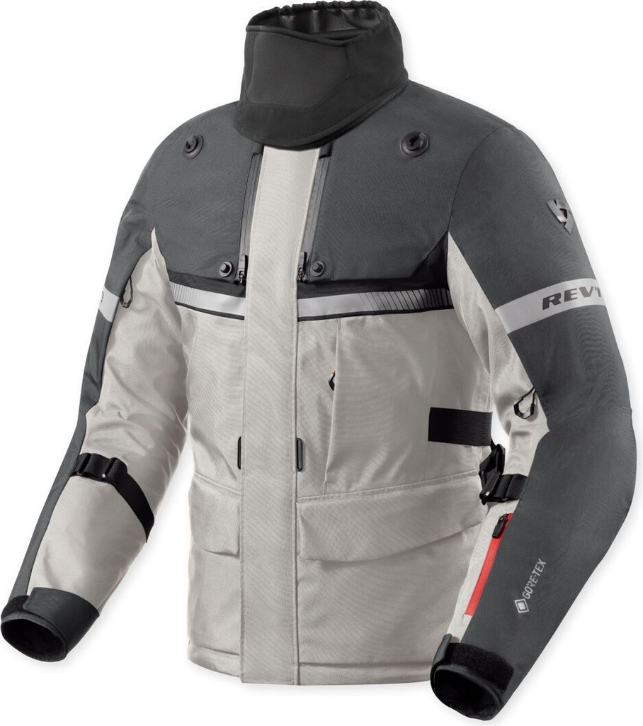 Revit Poseidon 3 GTX Motorrad Textiljacke, silber/anthrazit, L