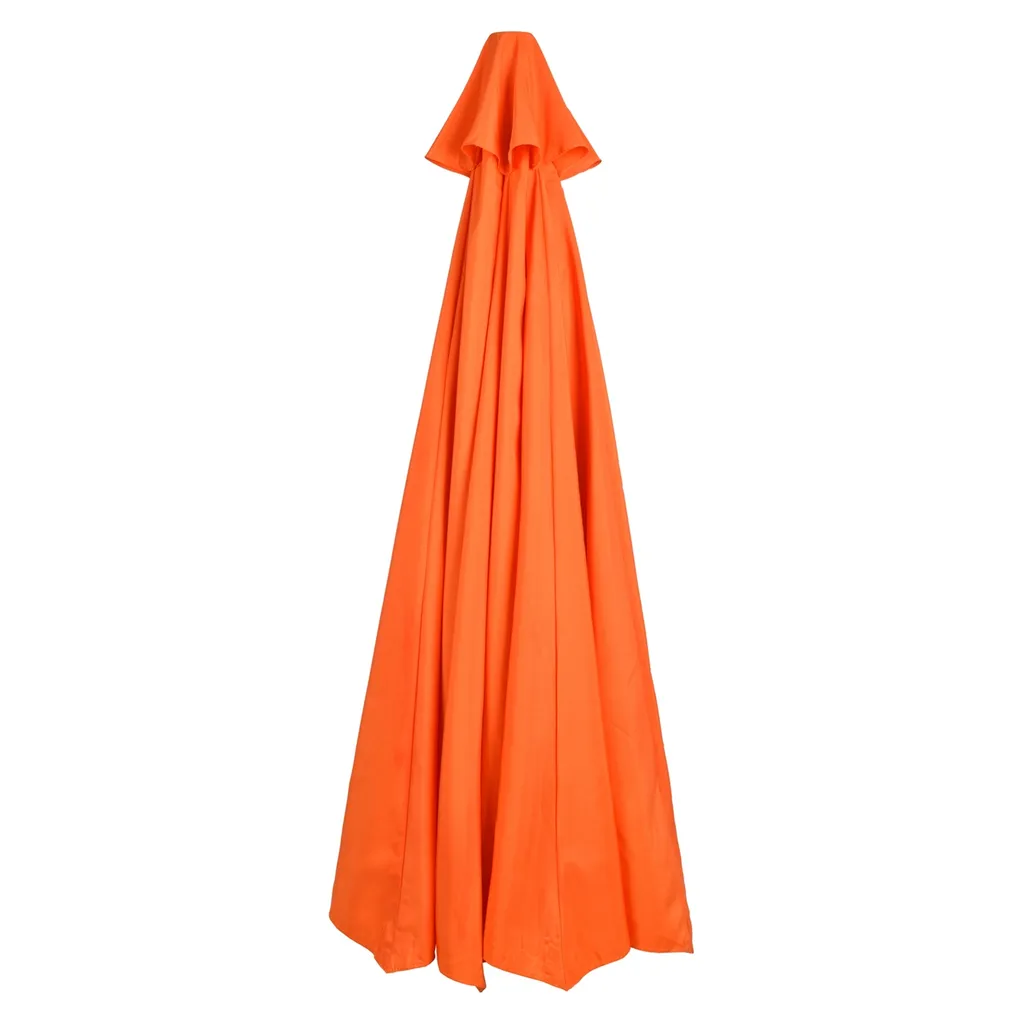 Toile de remplacement parasol 3m 8 baleines orange contre décoloration