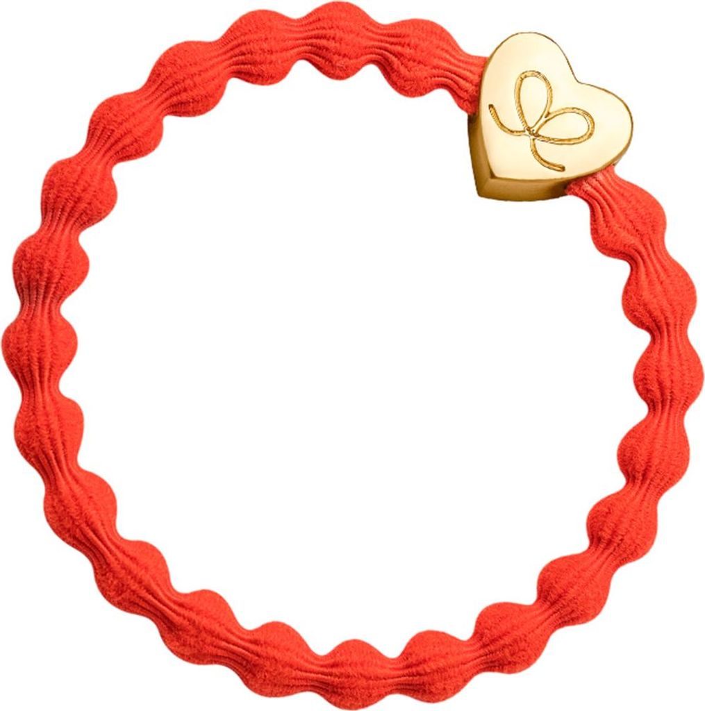 By Eloise London Gold Heart Warm Orange Produktbild 