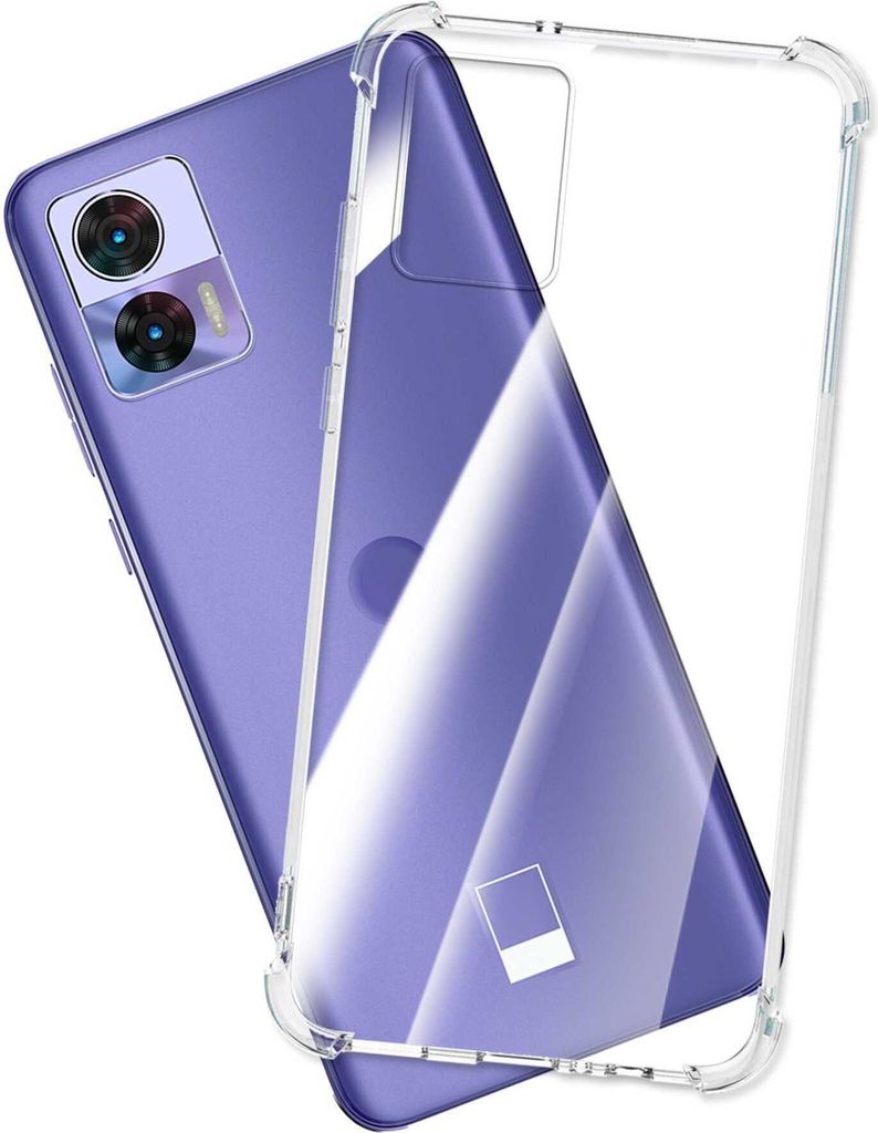 TPU Hülle Clear Armor Soft Case für Motorola Edge 30 Neo (Edge 30 Lite, 6.28'') - transparent