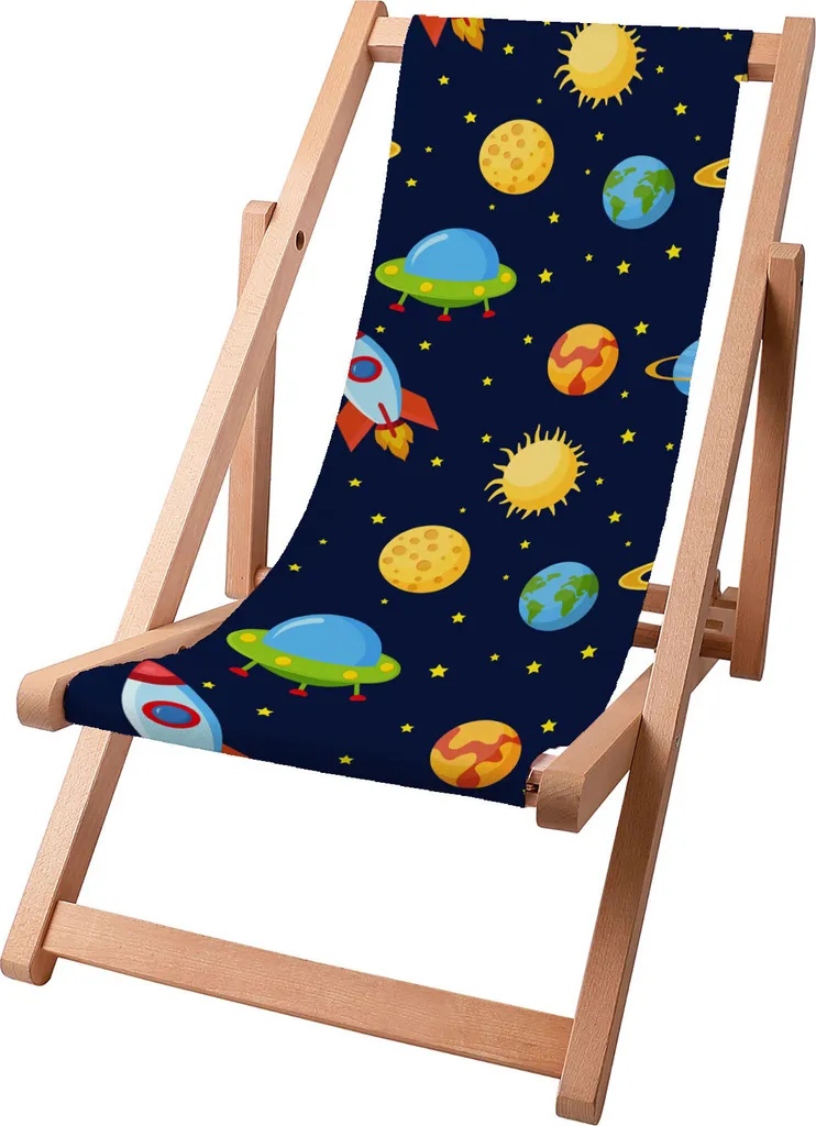 Sdraio per bambini Dreamroots in legno 130kg - Galassia Colorata