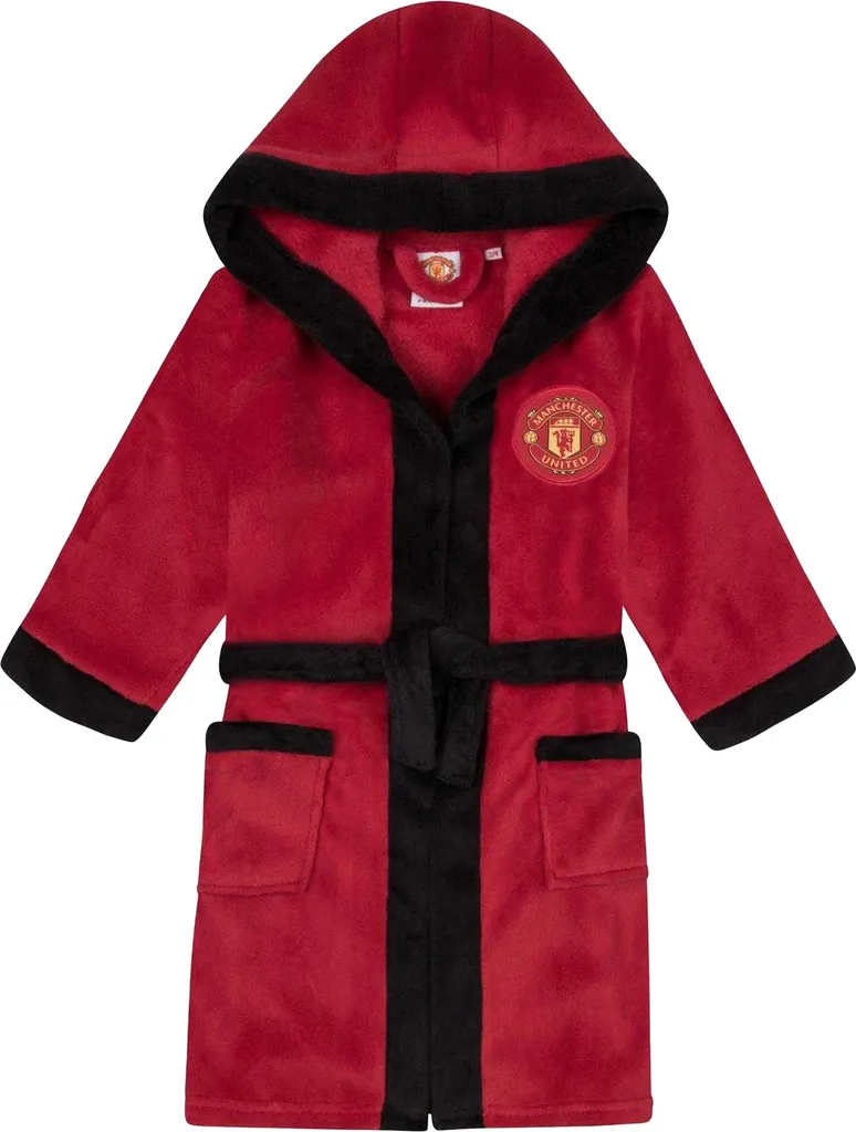 Robe de chambre enfant Manchester United pour rester au chaud à la maison