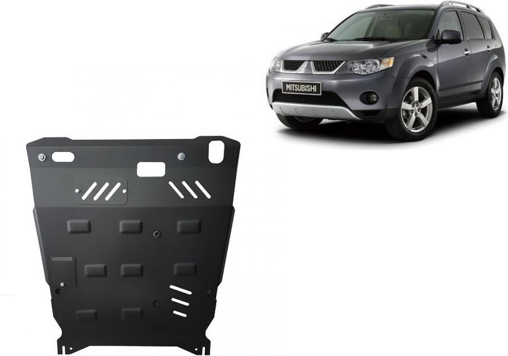 Stahl Unterfahrschutz für Motor Mitsubishi Outlander