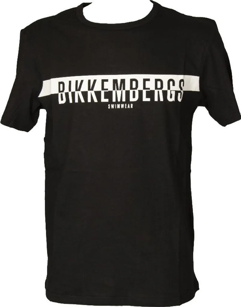 T-shirt Bikkembergs en pur coton anti-déformation série demi-logo BKK