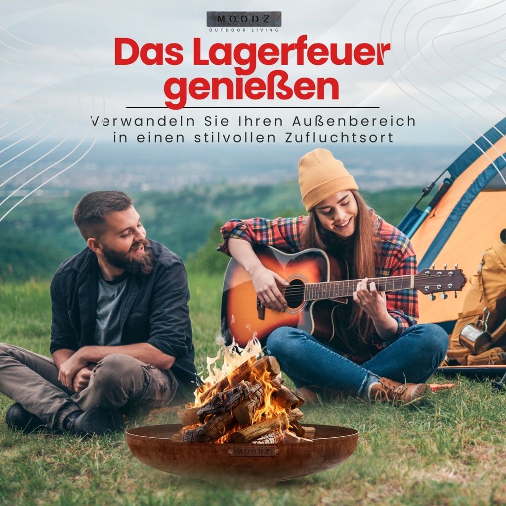 Moodz Feuerschale 100 cm - Feuerschalen für den Garten - Produktbild 9