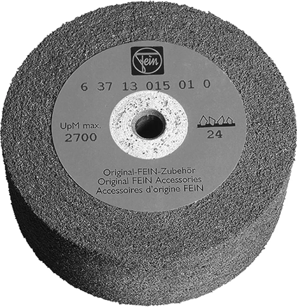 Meule de satinage FEIN 63713013018 pour ponçage de finition métal