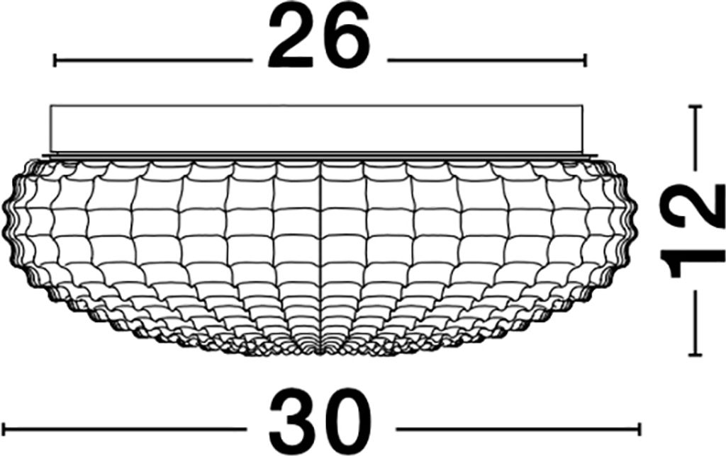 Nova Luce CLAM Deckenleuchte E27 2-fach Weiß IP44 12x30cm dimmbar 9738256