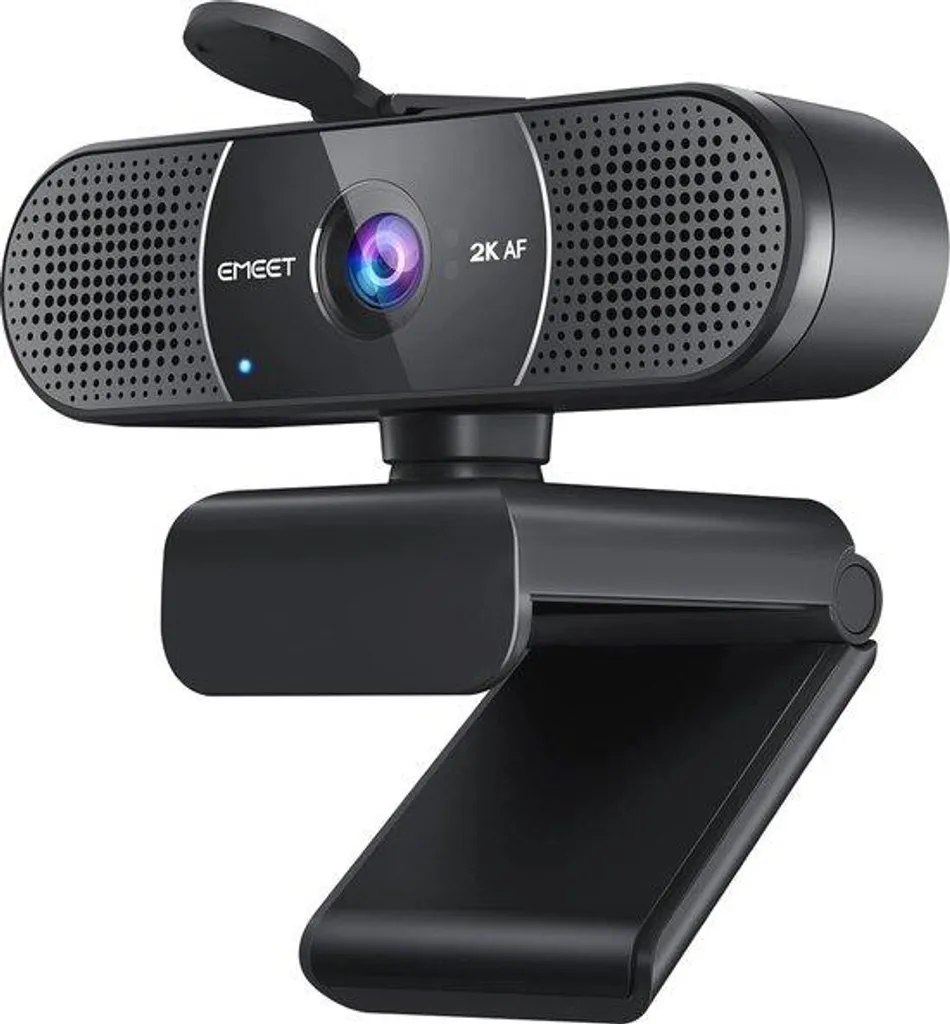 Caméra de Bureau 2K QHD USB avec Micro à Réduction de Bruit Passive