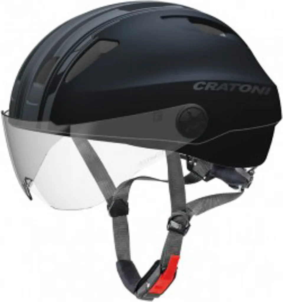 Cratoni Evo Casque Vélo Pedelec Noir Anthracite Mat pour VAE et Urbain