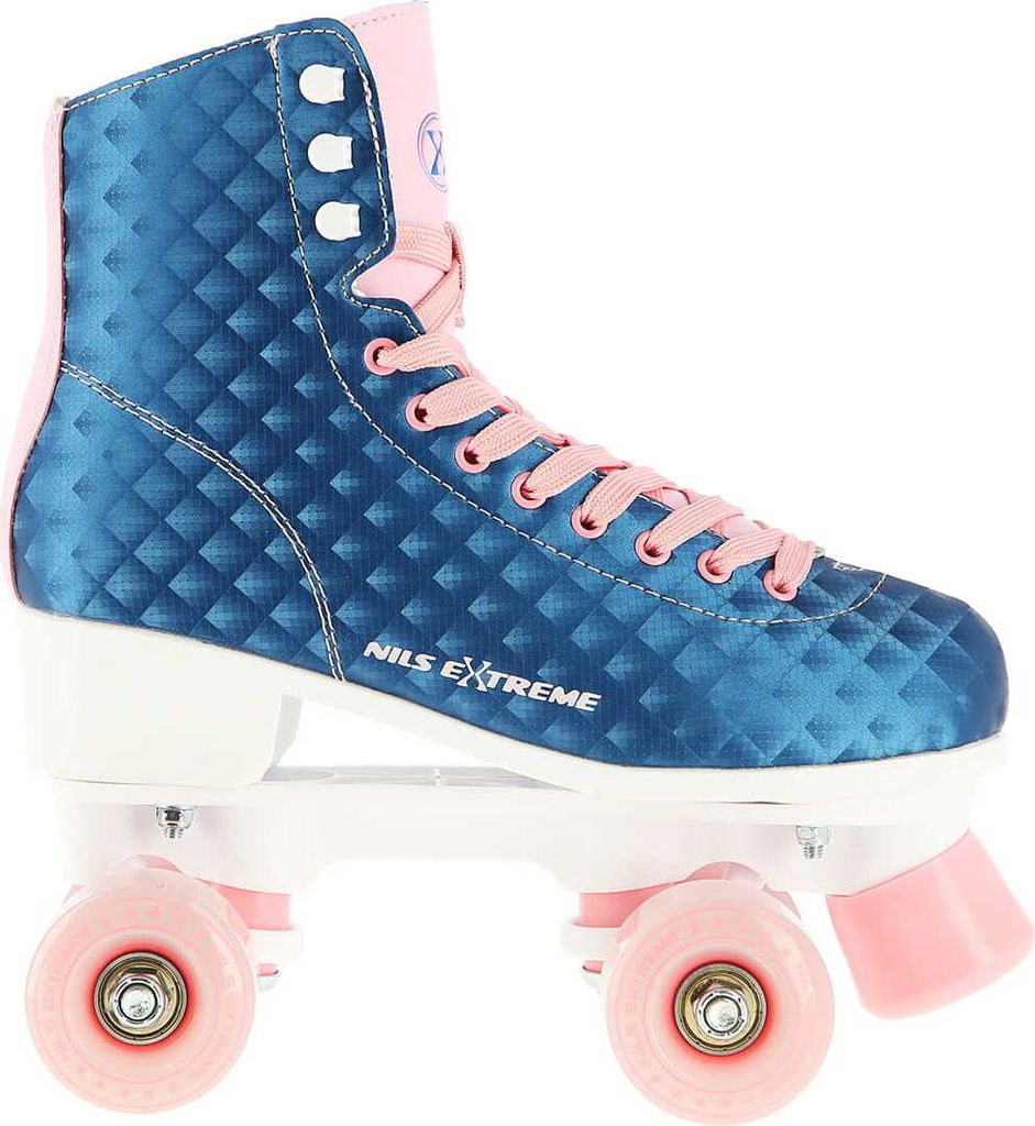 Roces RC1 Classic Roller – Damen Rollschuhe, Blau, Größe 39 – Klassischer Kunstlaufstiefel Mit ABEC 5 Lagern & 54mm Rollen