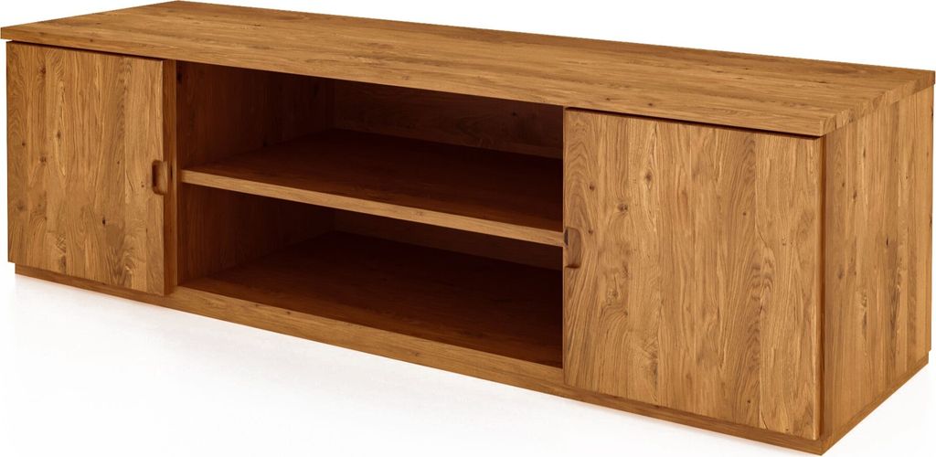 TV-schrank VENTO aus Massivholz, Wildeiche Naturgeölt