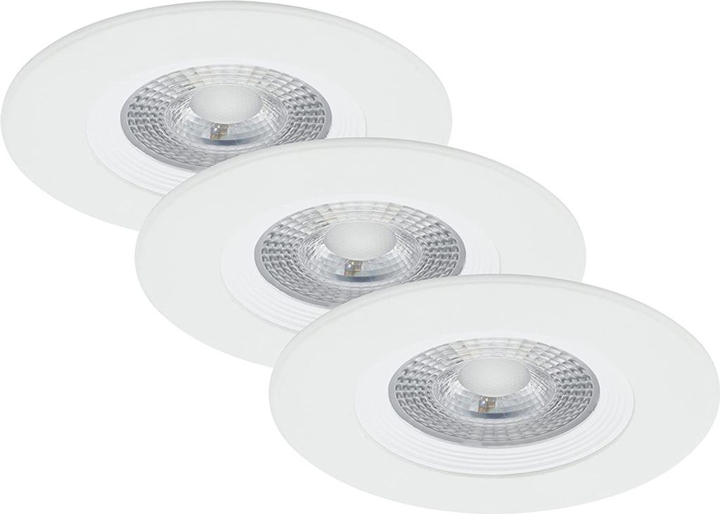 3 x Briloner LED Einbauleuchte rund Weiß starr IP23 3 x 5W Produktbild 