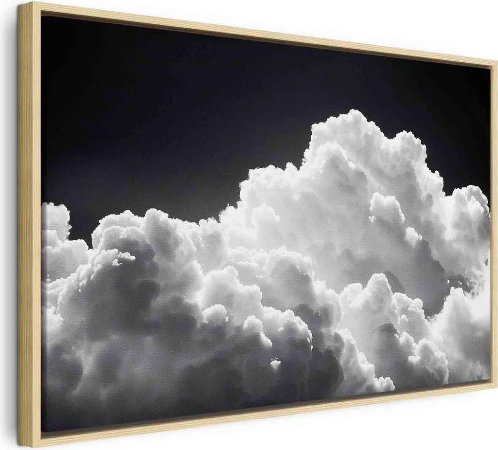 Idee Regalo Casa: Quadro 60x40 Nuvole e Ombre - Design Moderno
