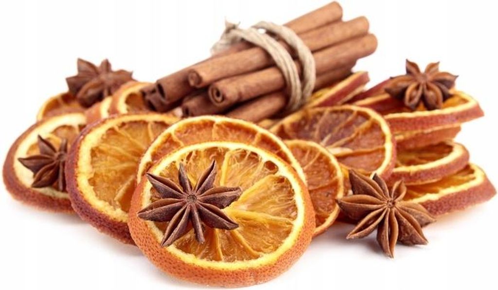 Mélange sec Rondelles d'orange, cannelle, anis, 1 paquet. Image du produit 