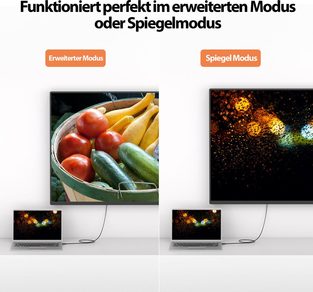 2m HDMI auf DVI Highend Kabel FULL HD 1080p Meter PC zu Produktbild 6