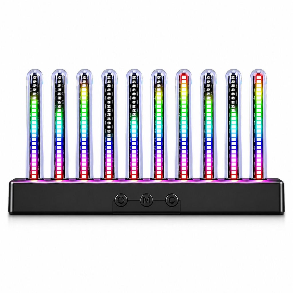 Audio-LED Rhythmuslicht, Musik-Sync RGB, 10 Röhren 250 Produktbild 