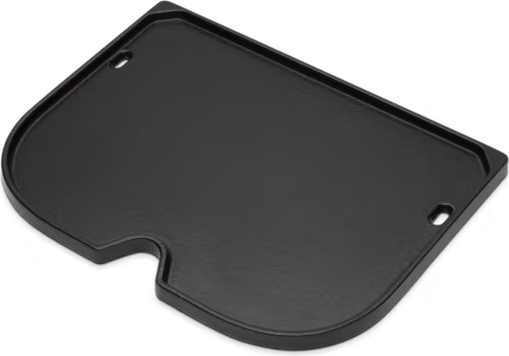 Weber 6611 Schwarze Grillplatte aus Gusseisen für kompakte Produktbild 