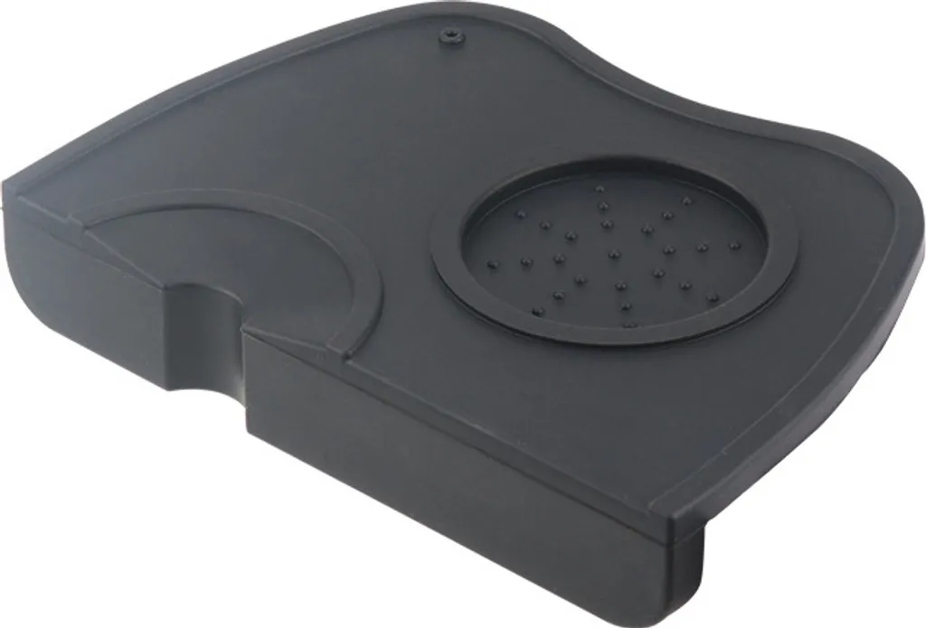 Tappetino Silicone Caffè INF Taglia M - Design Angolare Nero