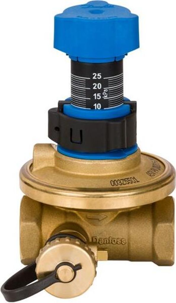 Danfoss Strangdifferenzdr.regl. ASV-PV15 Einstellskala, Rp1/2, Sollw.0,05-0,25bar