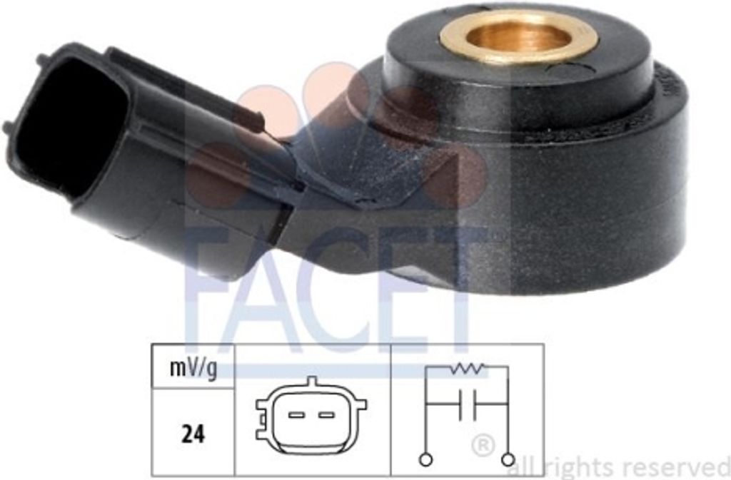 1 Klopfsensor FACET 9.3018 Italy - OE Equivalent für DAIHATSU SUBARU