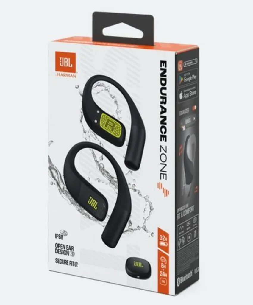 JBL Endurance Zone Écouteurs Sport Bluetooth Noir et Lime sans Fil