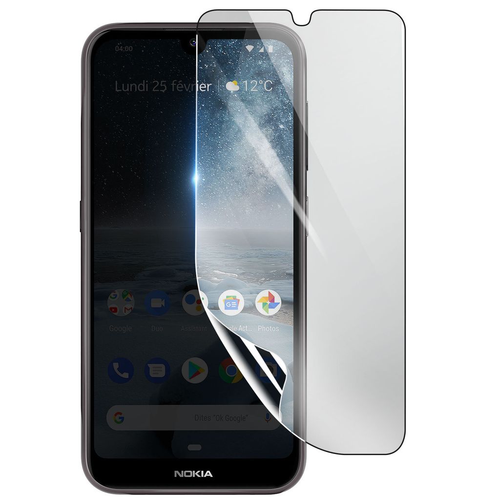 3mk, Stoß- und kratzfester Hydrogel Bildschirmschutz für Nokia 4.2, Transparent