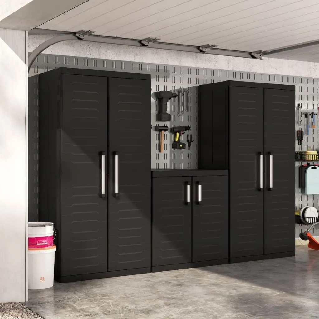 Keter Detroit XL Basso: Mobile Multiuso Nero per Lavanderia e Balcone - 4