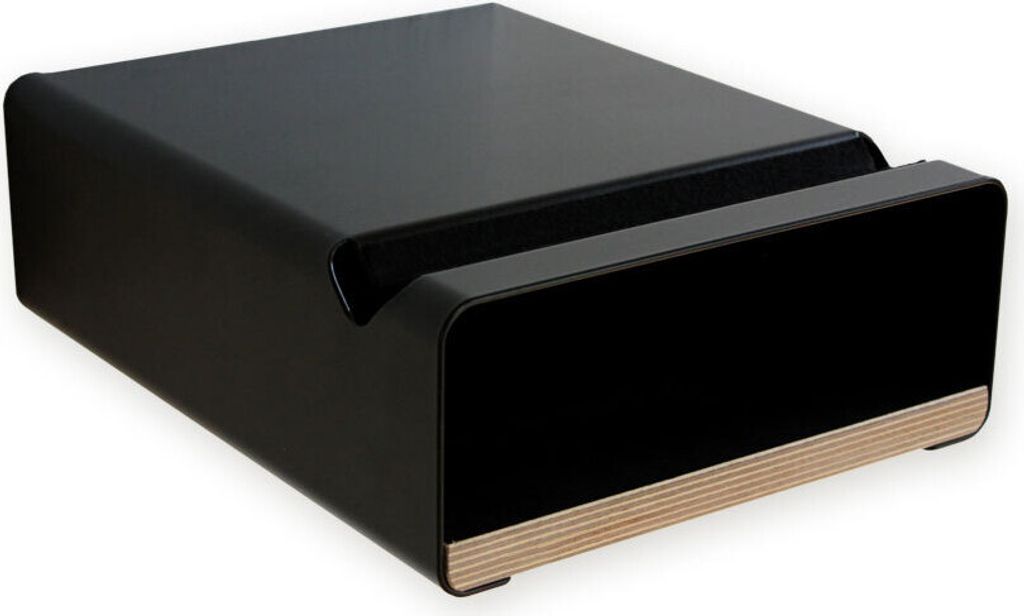 Wandhalterung V Shelf, Farbe Regalboden:Schwarz