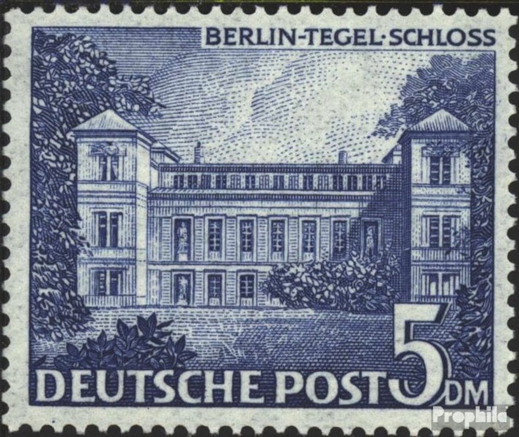 Briefmarken Berlin (West) 1949 Mi 60 postfrisch Berliner Bauten