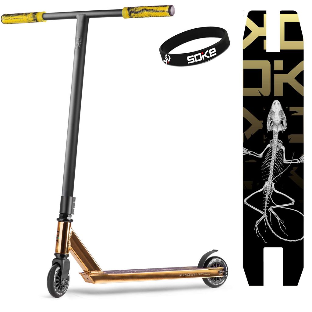 Hulajnoga Wyczynowa Soke Evo Street Gold Zdjęcie produktu 