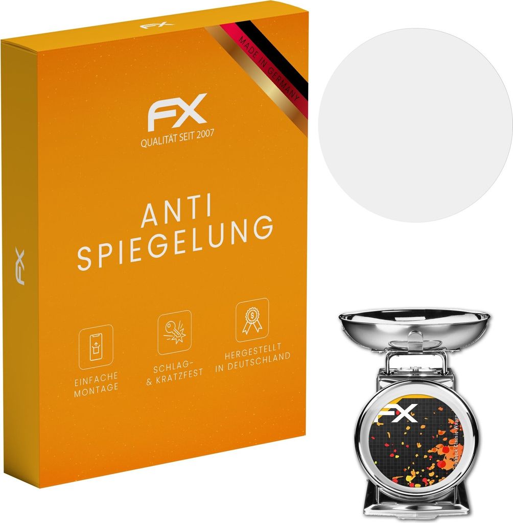 atFoliX FX-Antireflex 2x Schutzfolie kompatibel mit Gastroback Classic Waage 2 kg Displayfolie